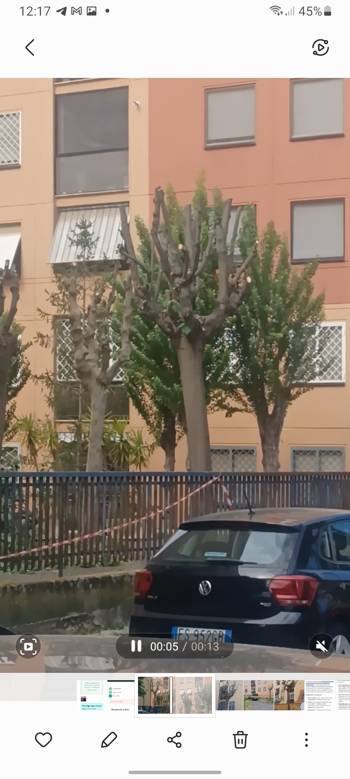 Foto del danno